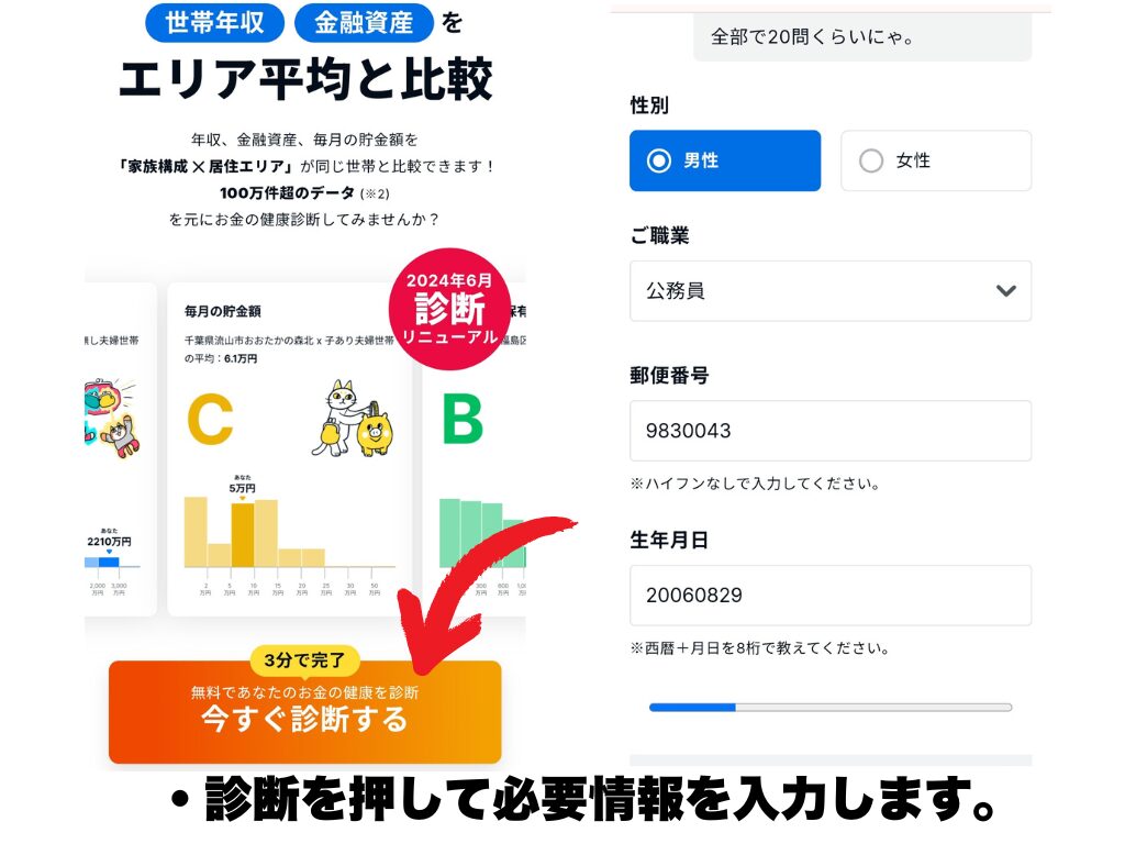 オカネコ利用